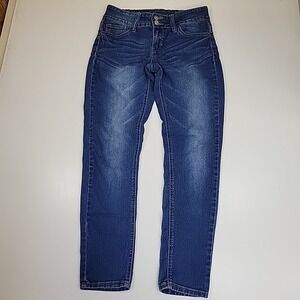 Blue Desire Jeans Womens Size 7 Blue Skinny Medium Rise Medium Wash